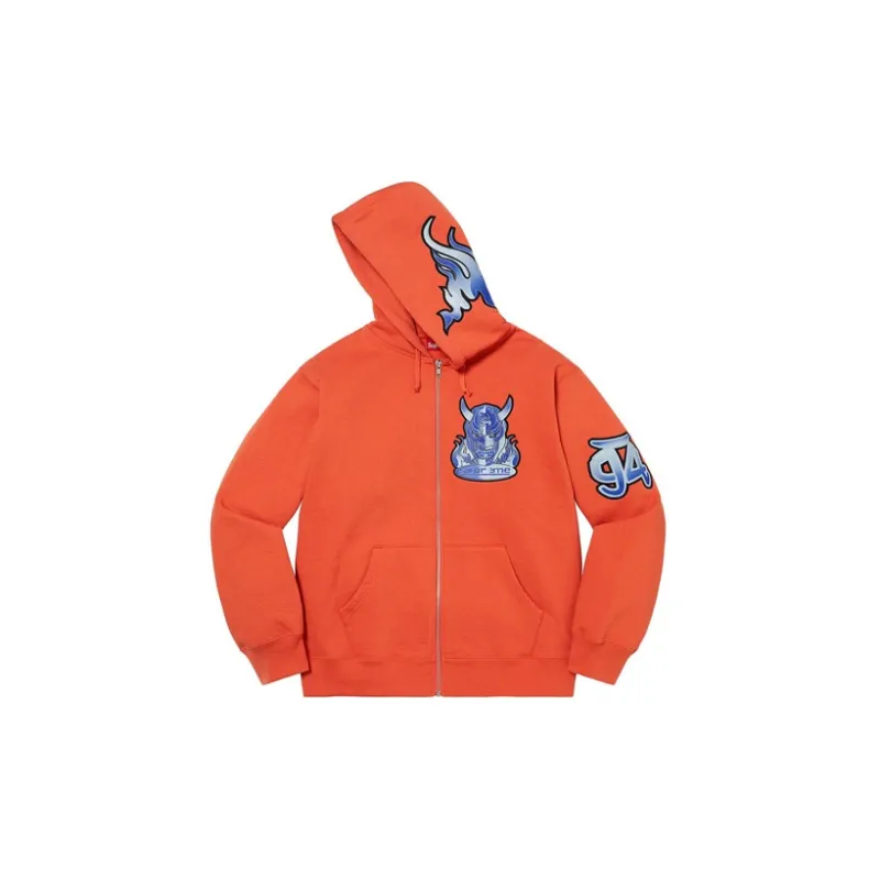 Supreme Demon Zip Up Hooded Sweatshirt-6