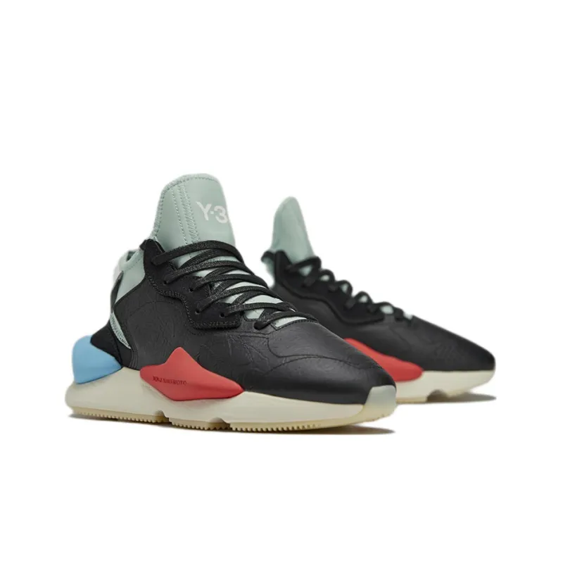 Adidas Y 3 Kaiwa Black Blush Green-2