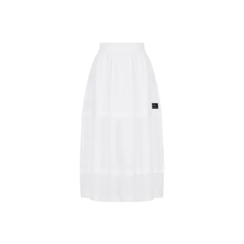 ARMANI EXCHANGE Casual Long Skirts Women's White