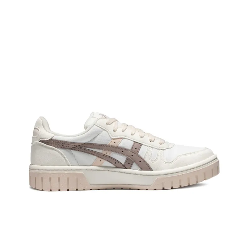 Asics Court Mz Retro Casual Skateboarding Shoes Unisex Beige Brown-1