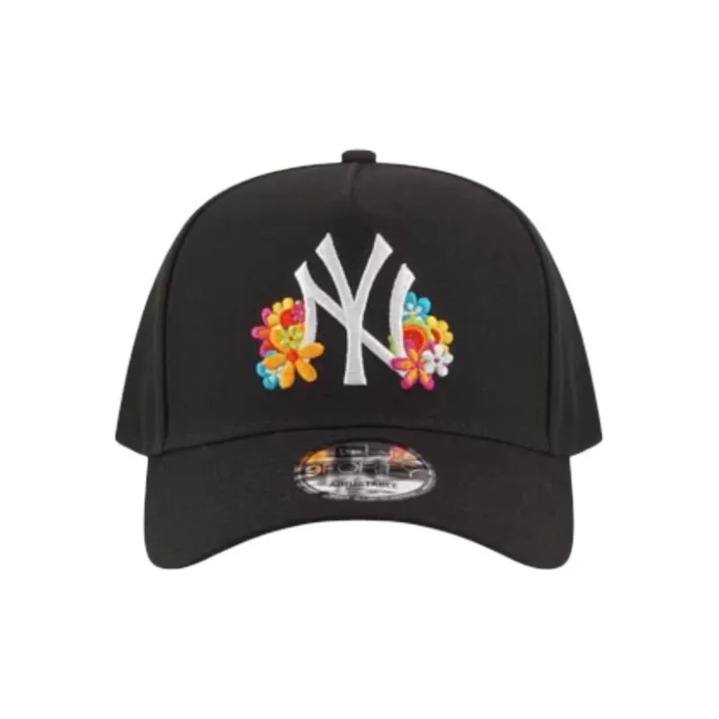 New Era Cotton Baseball Caps Unisex Black-1