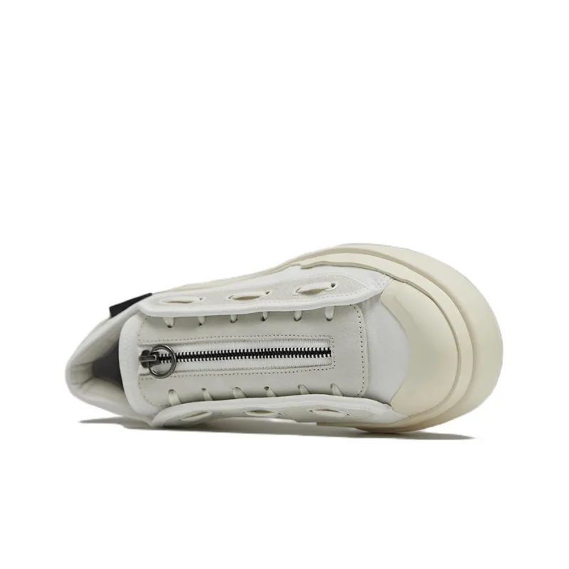 Y 3 Ajatu Court Low Core White Orbit Grey Cream White-4