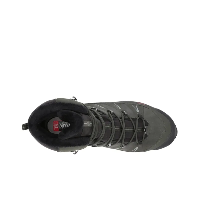 SALOMON X Ultra 4 Winter Cs Anti-Slip Wear-Resistant High-Top Outdoor Shoes Black-3