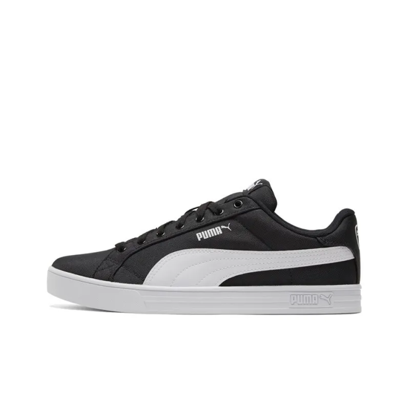 PUMA Smash Vulc Retro Casual Skateboarding Shoes Unisex Black-0