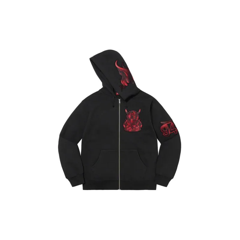Supreme Demon Zip Up Hooded Sweatshirt-2