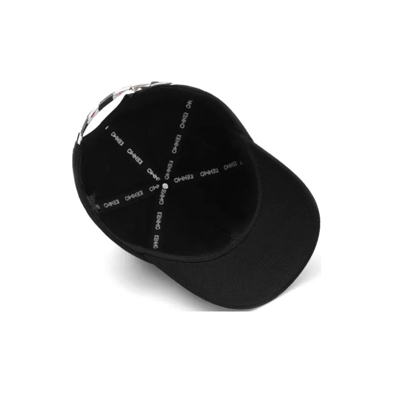 KENMO Baseball Caps Unisex Black White Red-7