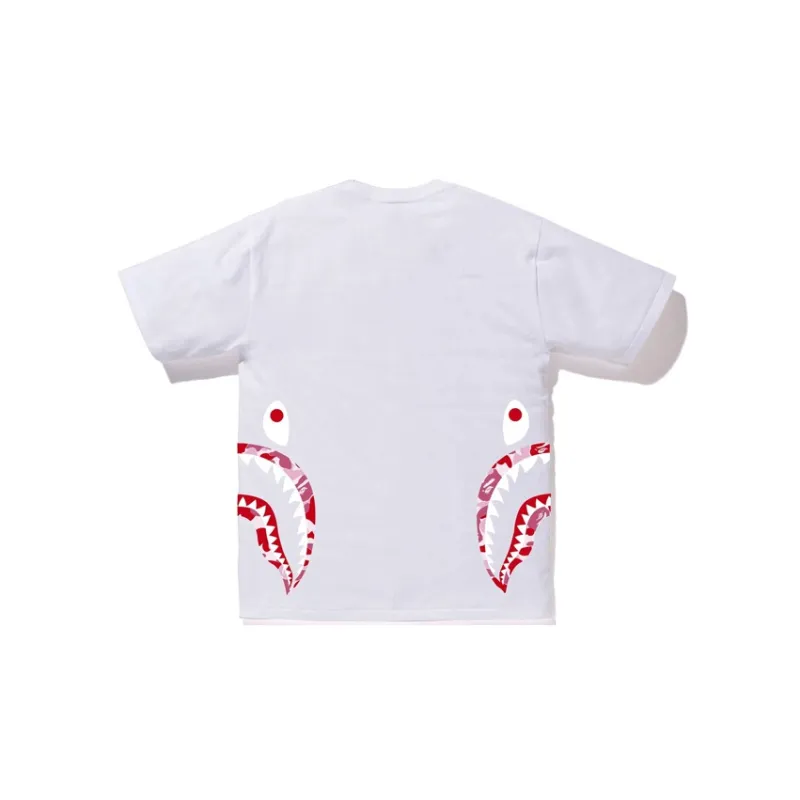 Bape Flame Side Shark Tee-11