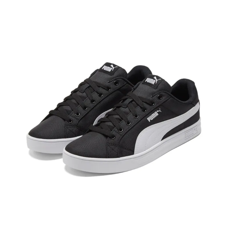 PUMA Smash Vulc Retro Casual Skateboarding Shoes Unisex Black-2