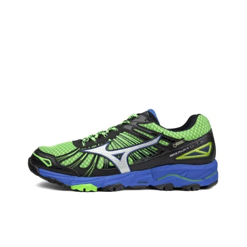 Mizuno Wave Mujin 3 Gtx Low Tops Wear resistant Green Blue-0
