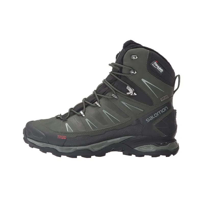 SALOMON X Ultra 4 Winter Cs Anti-Slip Wear-Resistant High-Top Outdoor Shoes Black-0