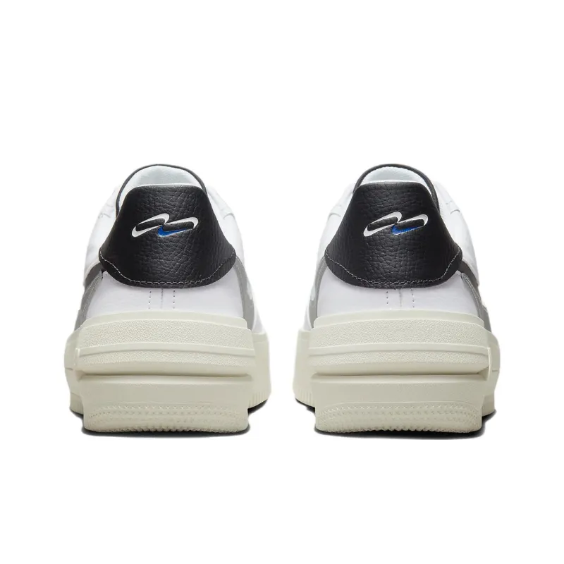 Nike Air Force 1 PLT.AF.ORM White Metallic Silver Black Women's-4