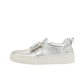 SERGIO ROSSI Skateboard Shoes Women's Silver