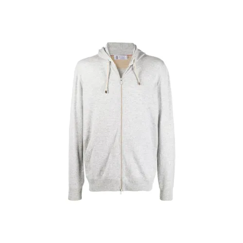 Brunello Cucinelli Front Zip Cashmere Hoodie