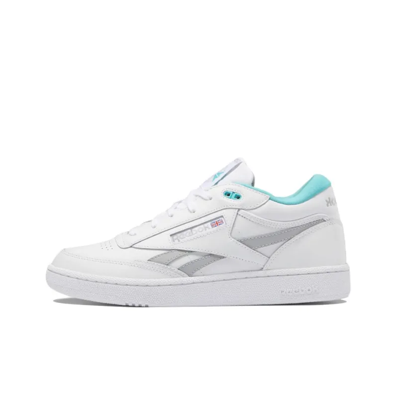 Reebok Club C Mid 2 Revenge Casual Skateboarding Shoes Unisex White Gray-0