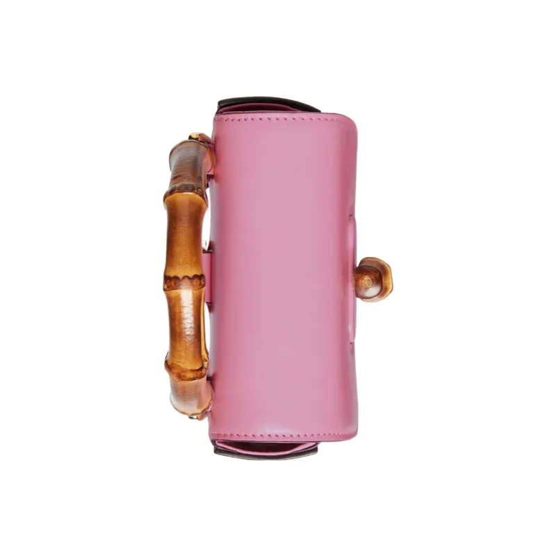 GUCCI Leather Backpack Mini Women's Pink-6