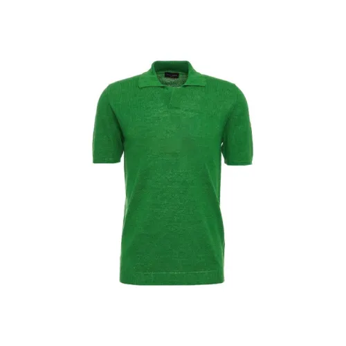 ROBERTO COLLINA Polo Shirts Men Green