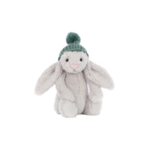 JELLYCAT Bashful Toasty Bunny Silver Stuffed Animal
