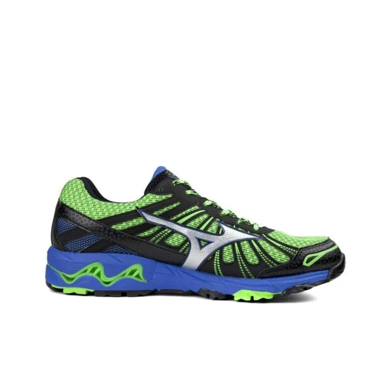 Mizuno Wave Mujin 3 Gtx Low Tops Wear resistant Green Blue-1