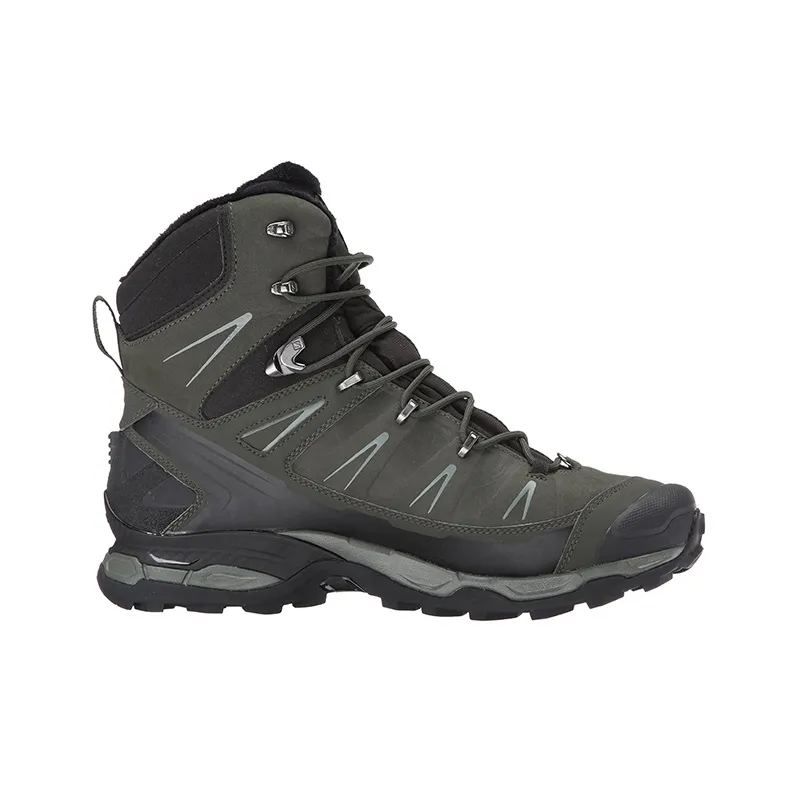 SALOMON X Ultra 4 Winter Cs Anti-Slip Wear-Resistant High-Top Outdoor Shoes Black-1