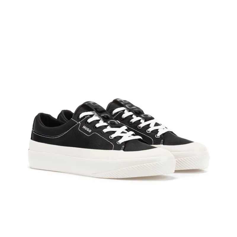 HUGO BOSS Low Top Stylish Skateboarding Shoes Men's Black-3