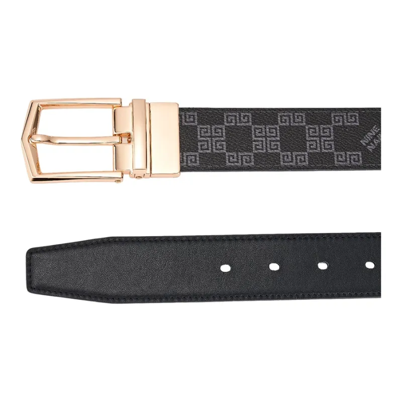 NINE NAIL Leather Belts Men-34