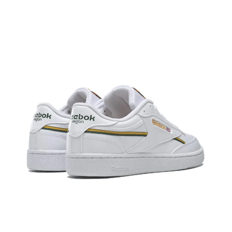 Club C Reebok 85 Vegan 'White Green Gold'-3