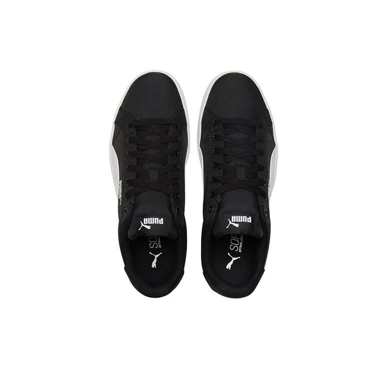 PUMA Smash Vulc Retro Casual Skateboarding Shoes Unisex Black-4