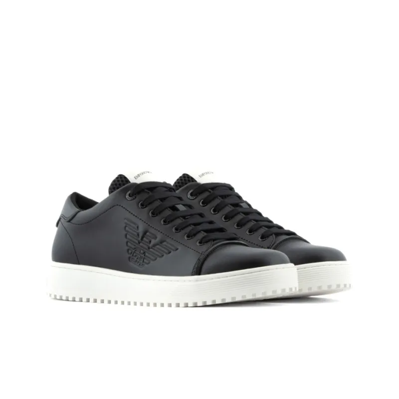EMPORIO ARMANI Logo-detail Lace-up Sneakers-2