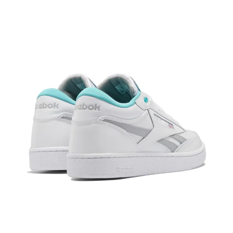 Reebok Club C Mid 2 Revenge Casual Skateboarding Shoes Unisex White Gray-3