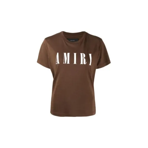 AMIRI T-Shirts Women's Brown