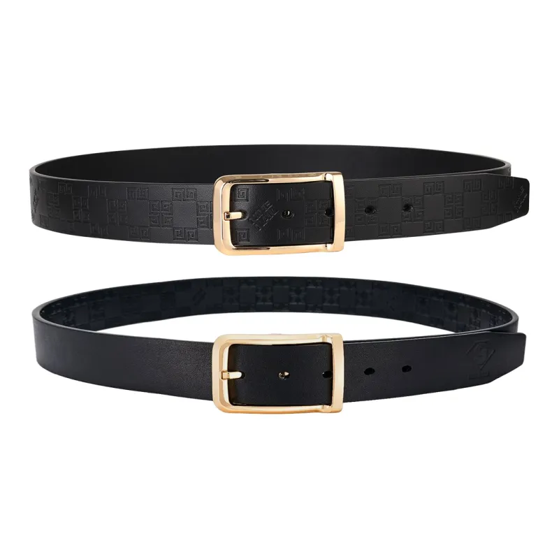 NINE NAIL Leather Belts Men-3