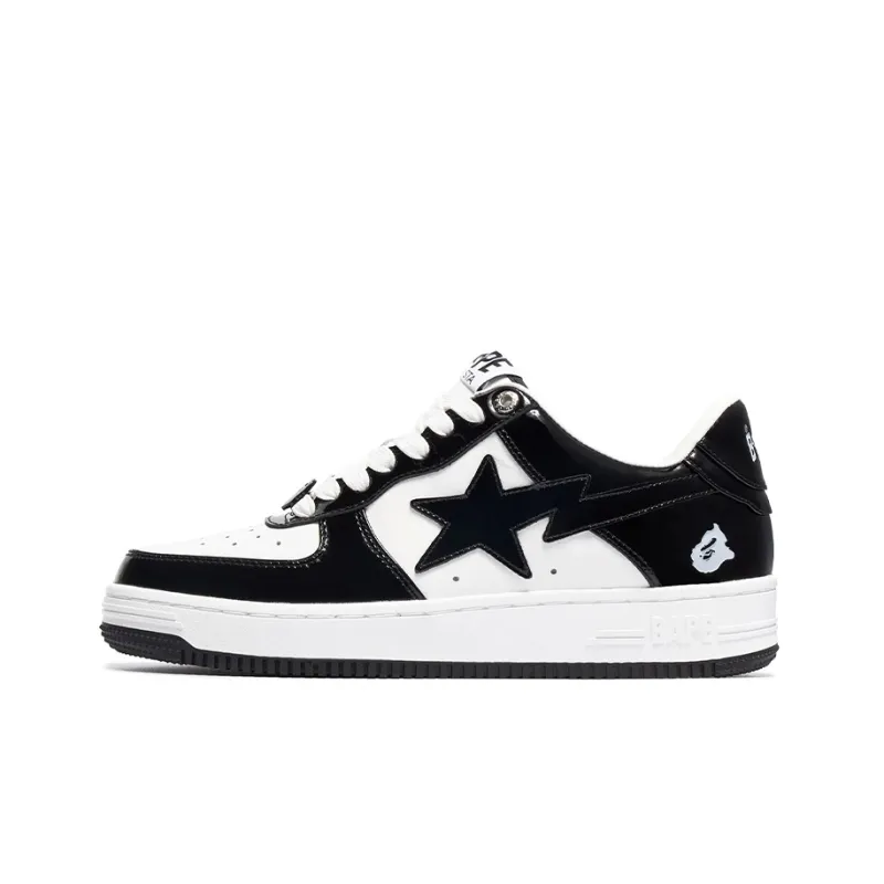 BAPE a BATHING APE Bape Sta Low Black US M 8.5 - POIZON