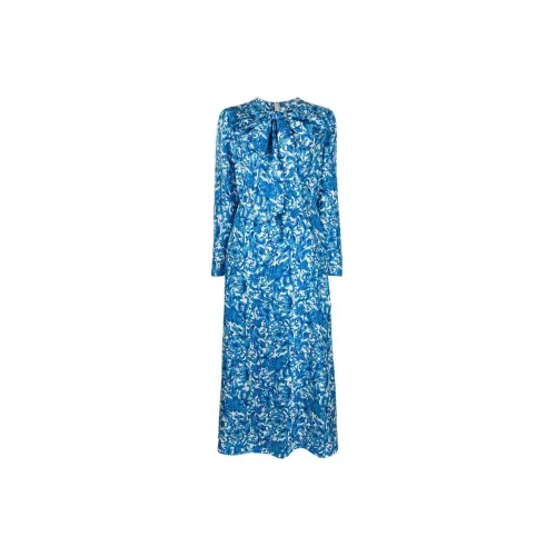 Valentino Long-Sleeved Dresses Women's Blue