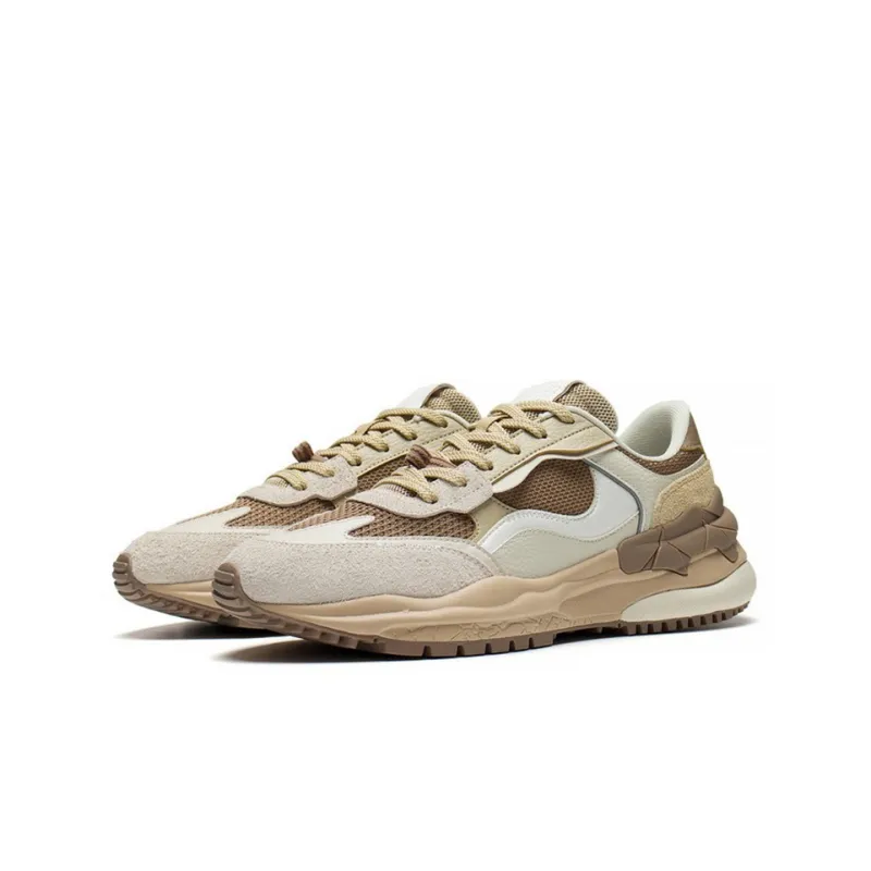 LiNing Origin Low-Top Sports Casual Shoes Men's White Brown-2
