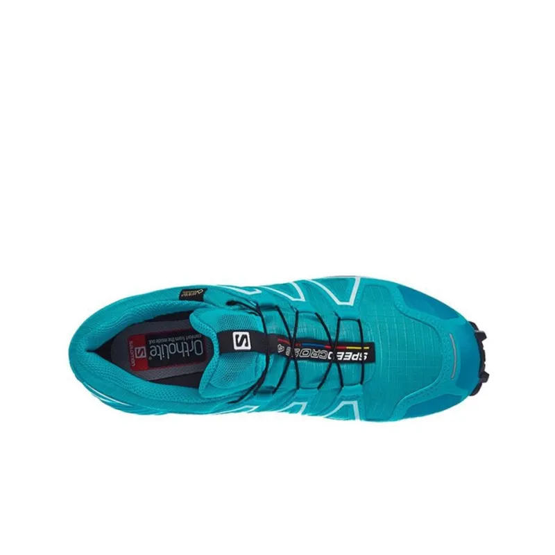 SALOMON Speedcross 4 4 Gt Cushioning Anti-Slip And Wear-Resistant Low-Top Outdoor Shoes Women's Blue-3