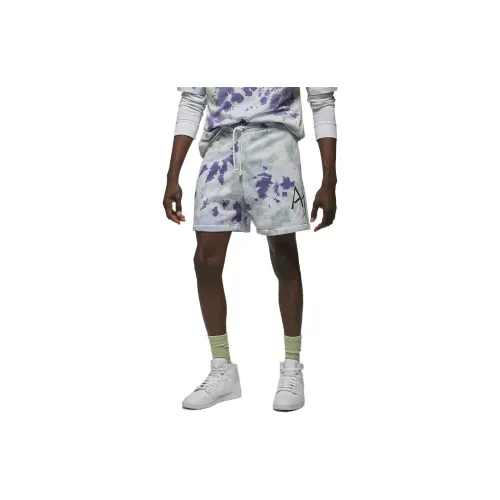 Jordan Sport Casual Shorts Men Green/Purple