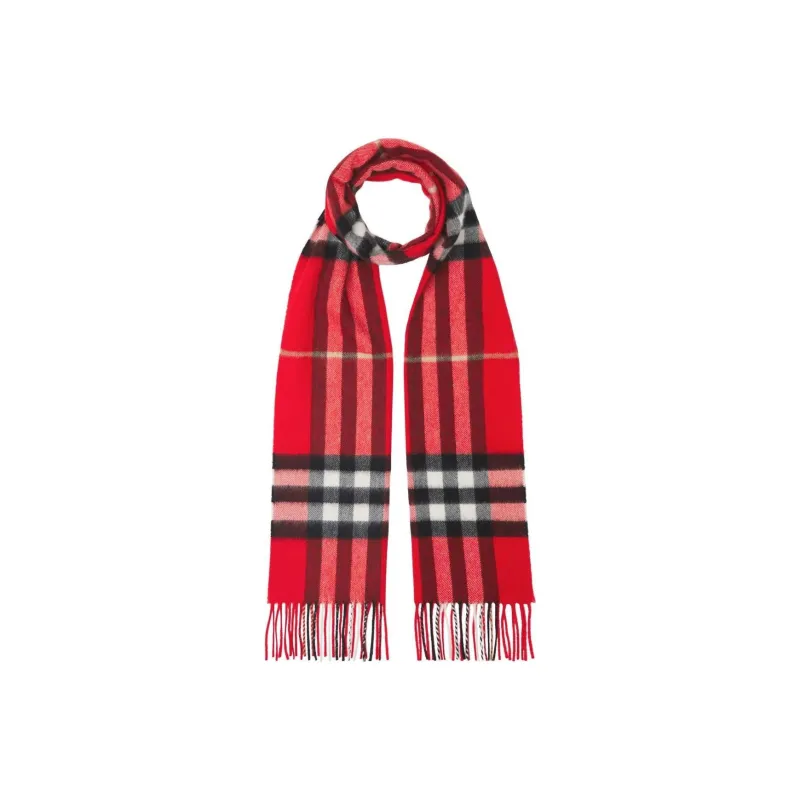 Burberry The Classic Checked Fringed Scarf-3