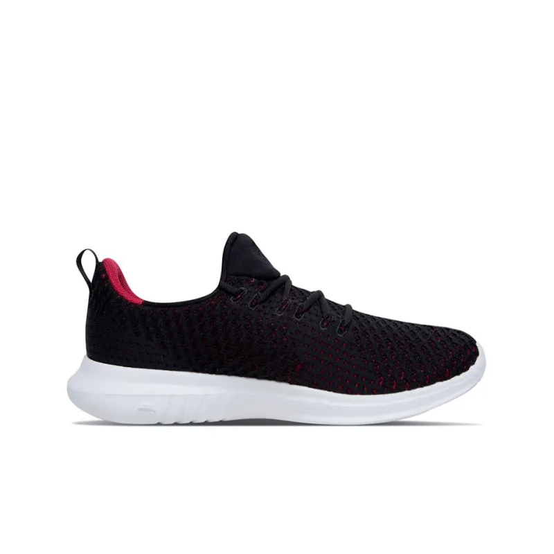 Skechers Go Run Mojo Cushioned Anti-Slip Wear-Resistant Breathable Lightweight Low-Top Running Shoes Women's Black Red-1