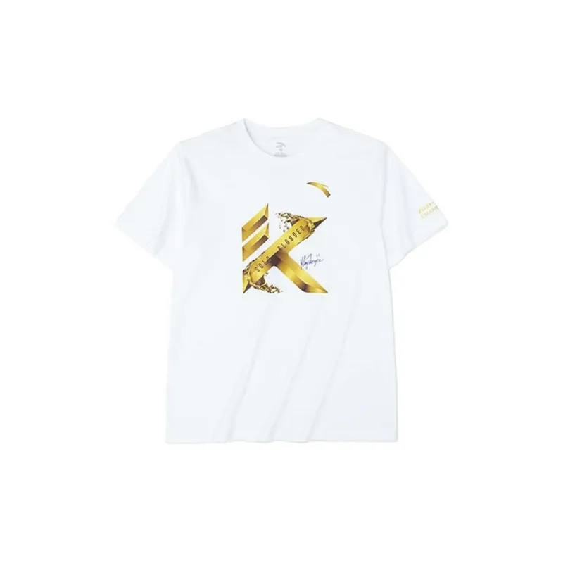 ANTA Thompson Series T Shirts Men White-2