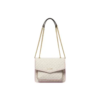 MICHAEL KORS Shoulder Bag Medium Size Women's Vanilla White Pink Multicolor
