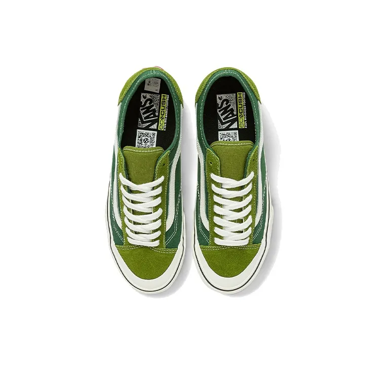 Vans Style 36 Decon Sf Casual Low Tops Skateboarding Shoes Unisex Green-2
