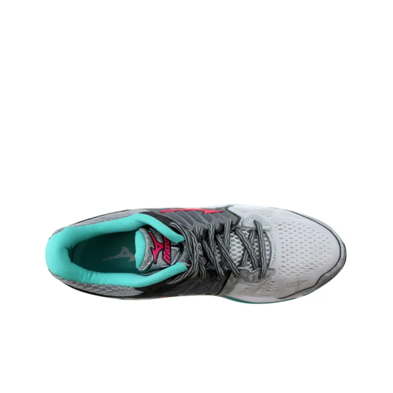 Mizuno Wave Horizon Silver/Diva Pink Turquoise Women's-2