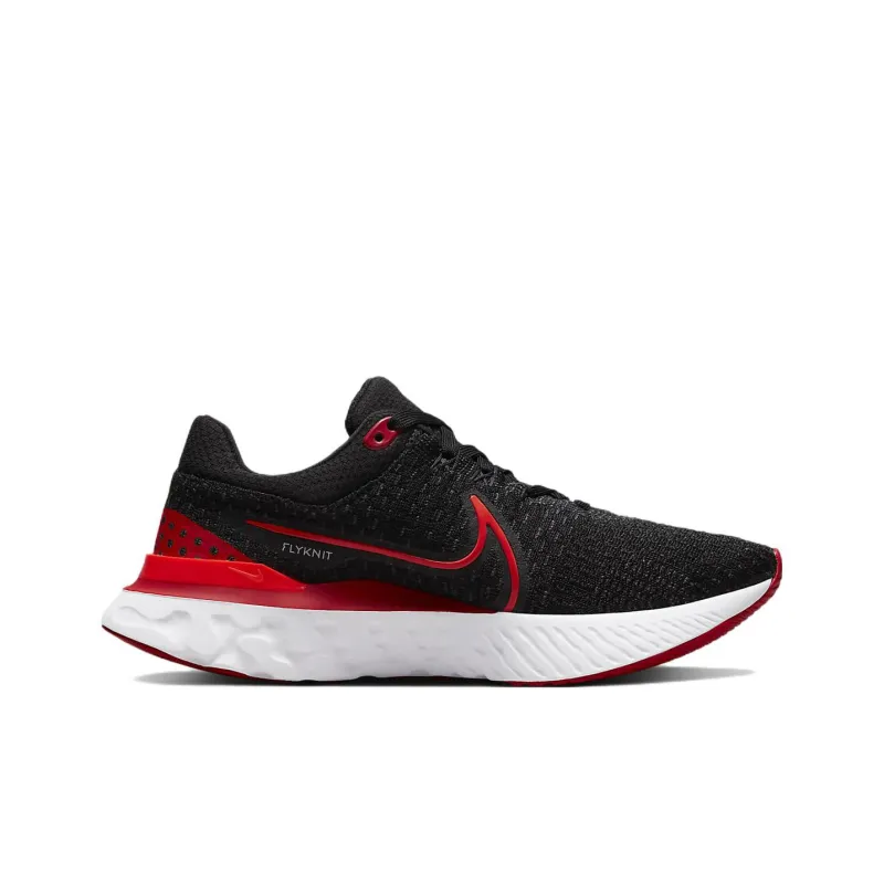 Nike React Infinity Run Flyknit 3 Blasck University Red Women's-1