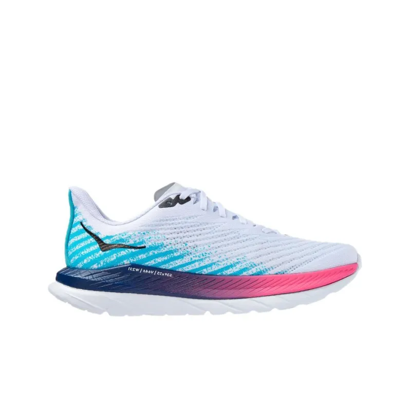HOKA ONE ONE Mach 5 'White Scuba Blue' Women's-1