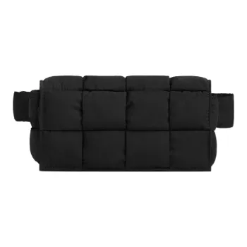 Bottega Veneta CASSETTE Nylon Fanny Pack Mini Men's Black