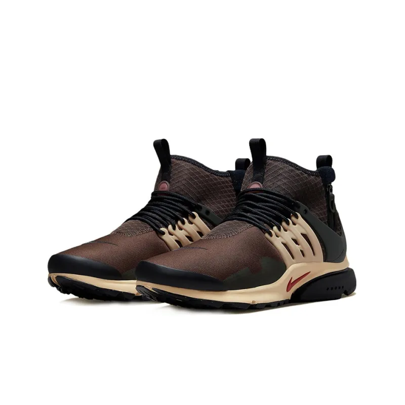 Nike Air Presto Mid Utility Baroque Brown Sesame Sequoia Canyon Rust-2