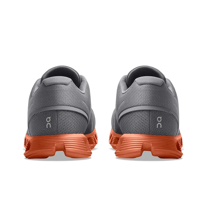 On Running Cloud 5 Zinc Grey CanyOn Orange-4
