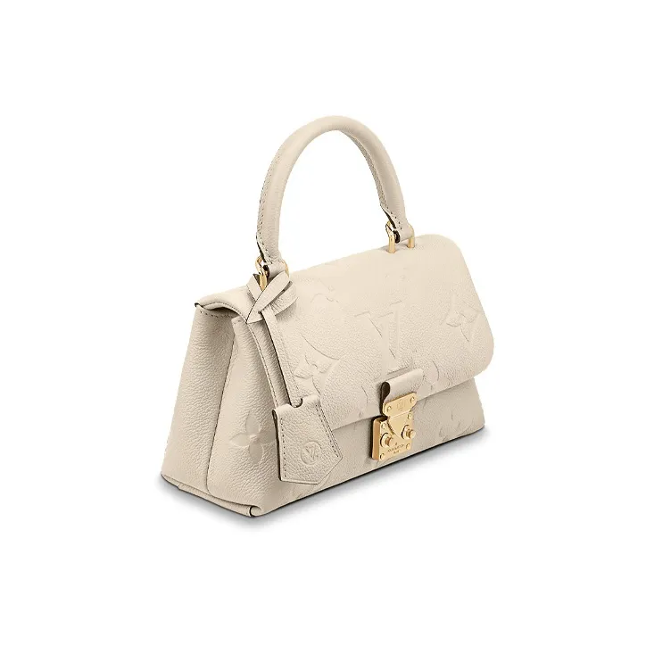 LOUIS VUITTON Madeleine Grain Cow Leather Crossbody Bag Mini Women's Beige-1