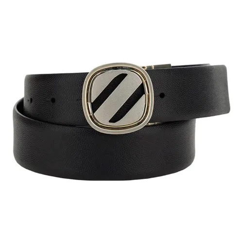 Ermenegildo Zegna Leather Belts Unisex Black