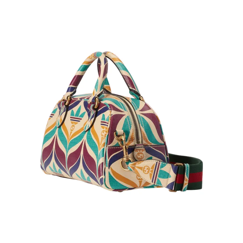 GUCCI X ADIDAS Collaboration Leather Crossbody Bag Mini Men's Multicolor-3